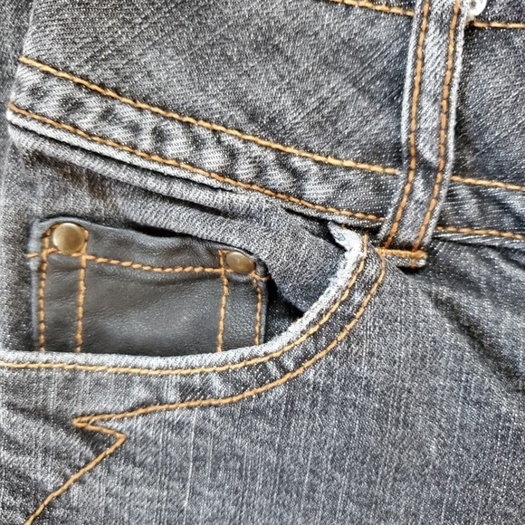 CABI women's jeans, button pockets, size 4,, wide leg - Picture 5 of 13